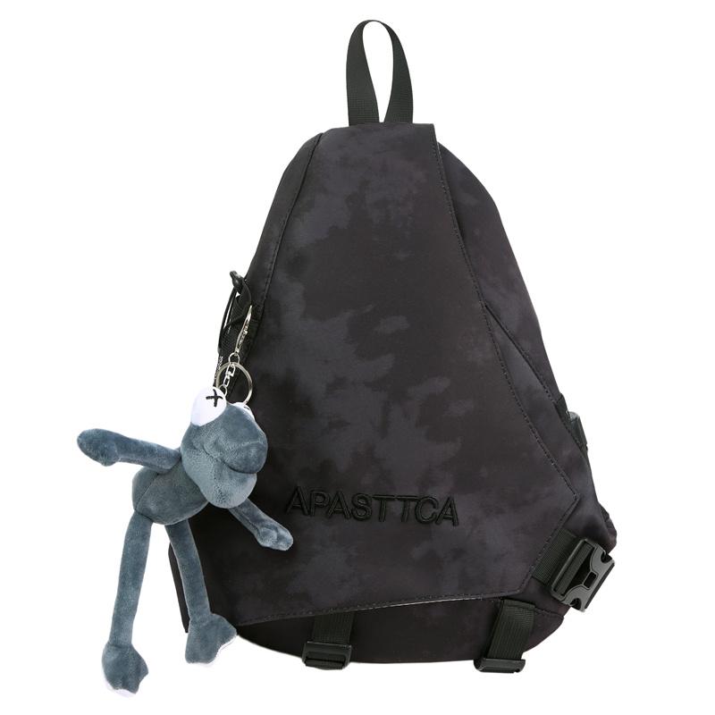 

Рюкзак Crossbody для мужчин, спортивная сумка для велоспорта, школьный рюкзак большой емкости для студентов чёрный