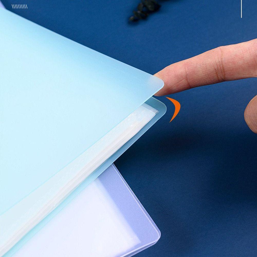 20/30/40/60/100 Pages A4 File Folder Large Capacity Test Paper Storage Bag  Back To School Gift