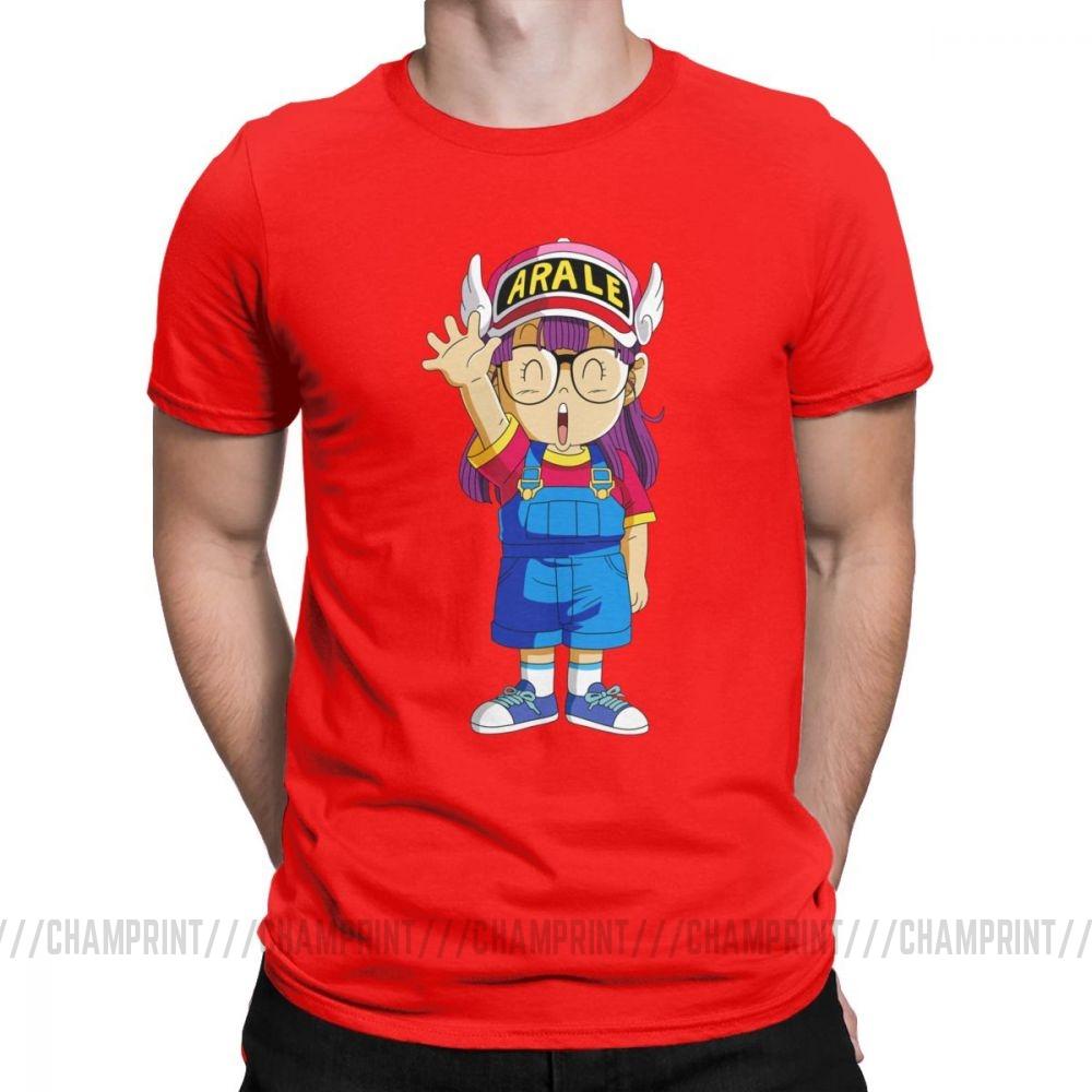 Dr Slump Men T Shirt Arale Funny 100 Cotton Short Sleeve Tees O Neck T Shirt