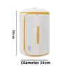 Large Capacity Cotton Quilt Storage Bag With Compression For Bedroom Organizing