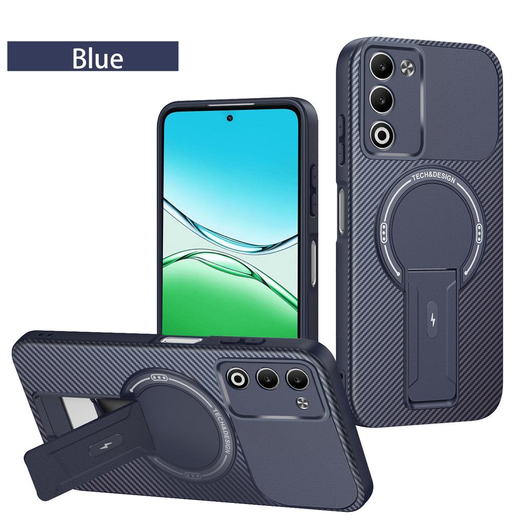 For OPPO A5 Case OPPO A5 5G Phone Case Oppo A5 4G Cover Oppo A5 2026 Magnetic Mounting Bracket Protect Back Cover