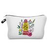 Women Flower Print Cosmetic Bag Toiletries Organize Travel Storage Case 6778