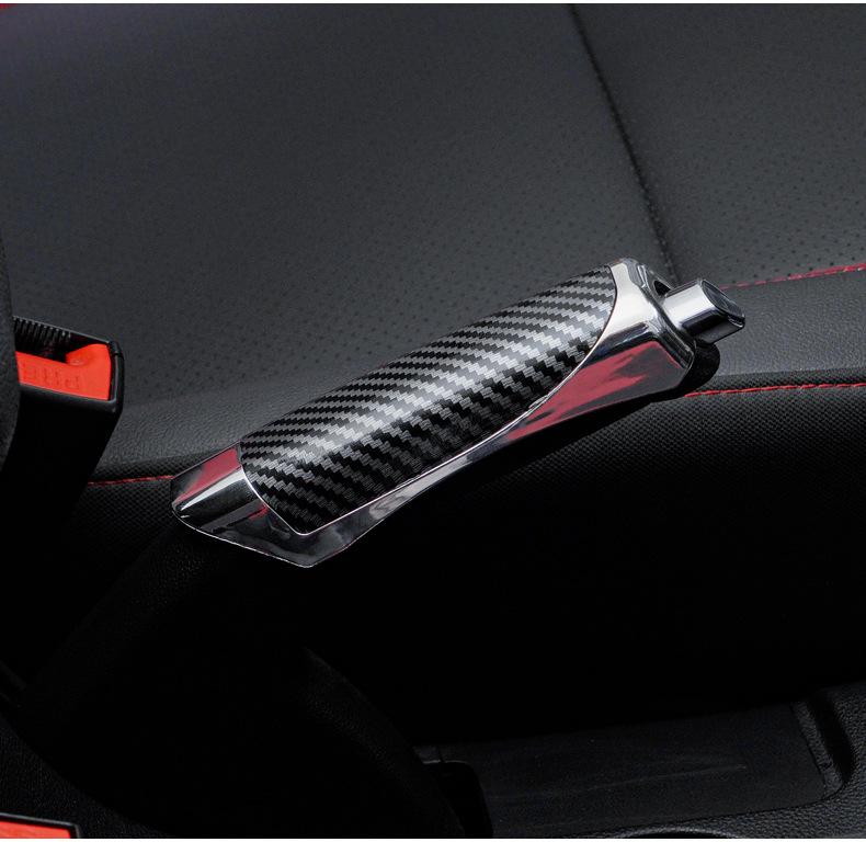 Car Modification Handbrake Cover Decoration Cover Handbrake Handle Decoration Personalized Car Carbon Fiber Handbrake Cover