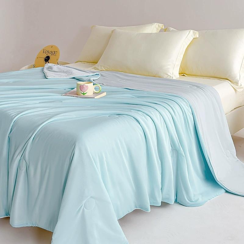 Cooling Blankets for Hot Sleepers - Cool Like Ice Cream Lightweight Blanket for Summer with Double Side Cold, Cooling Comforter, Quilt, Fabric for Bed