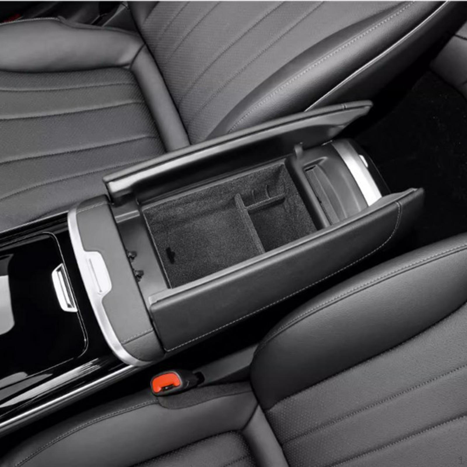 Armrest Storage Holder Convenient Installation Car Accessory Professional Box, Center Flocking