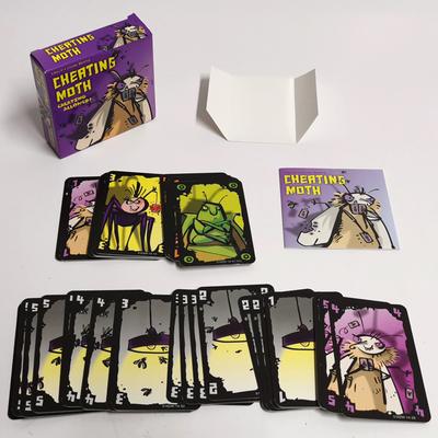 Cheating Moth Board Game Family Bluffing Strategy with Poker Elements for Ages 8 and Up