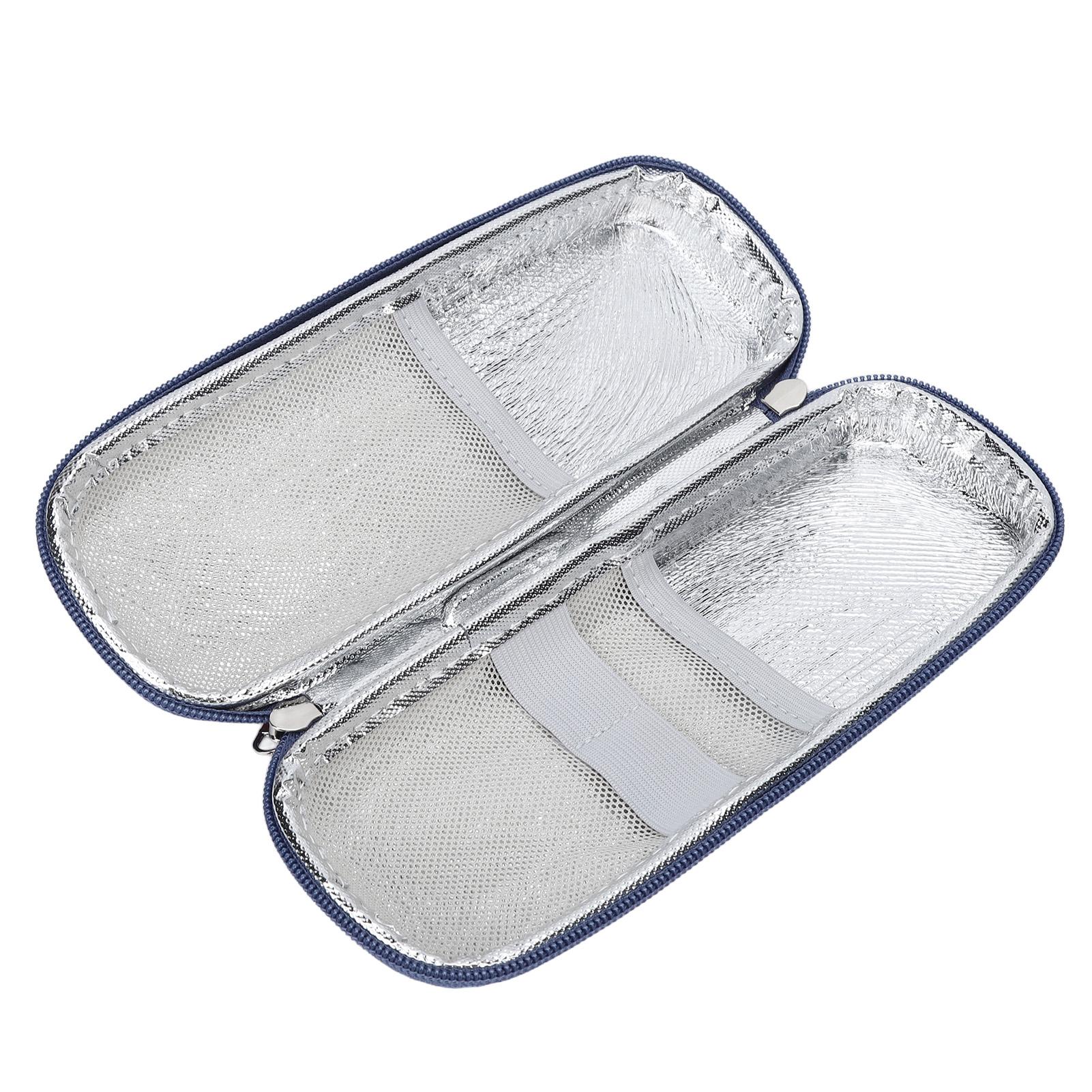 

Сумка-холодильник для инсулина, водонепроницаемый многослойный чехол на молнии, медицинские принадлежности для диабетиков, дорожный футляр Begonia Flower