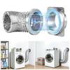 Dryer Vent Magnetic Connector Kit Quick Installation Reinforced Thick Connector Airtight Seal High Temp Metal Dryer Accessories