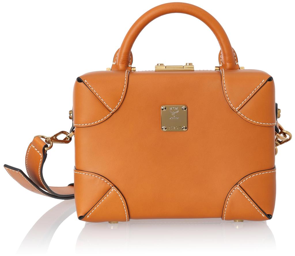 MCM Cognac Shoulder Bag MWR8ABF22 Women's [Used]