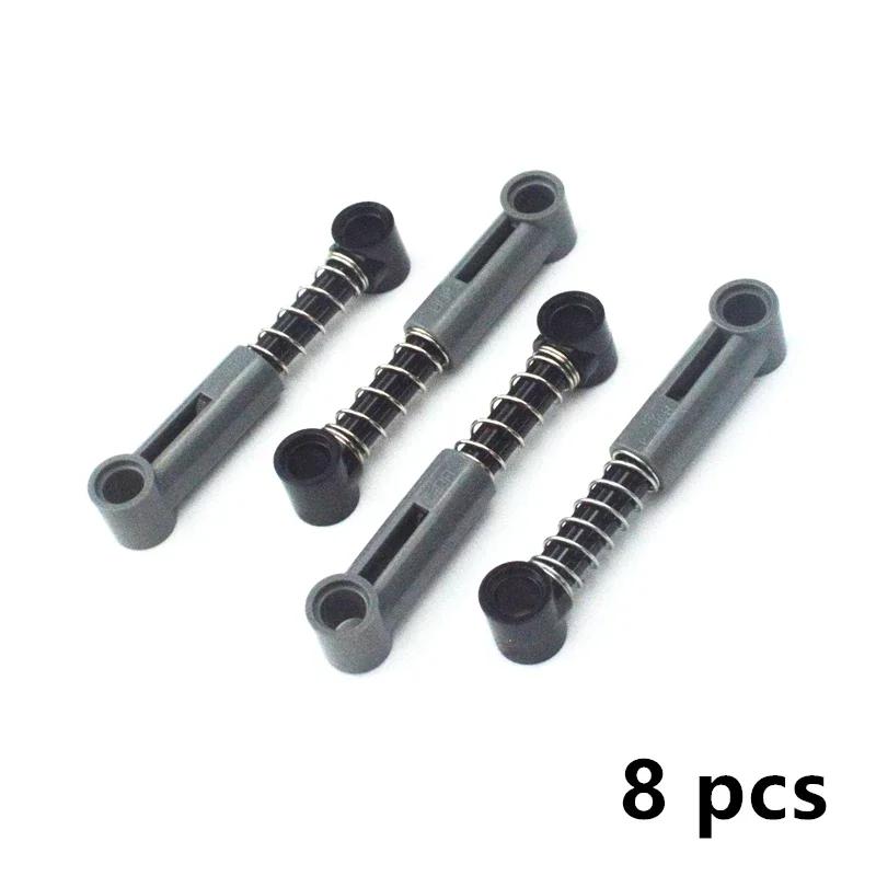 Non-Toxic Technical Moc Parts Soft Hard Spring Building Blocks Self-Locking Bricks Shock Absorber Accessories Spring 18404 76138 76537