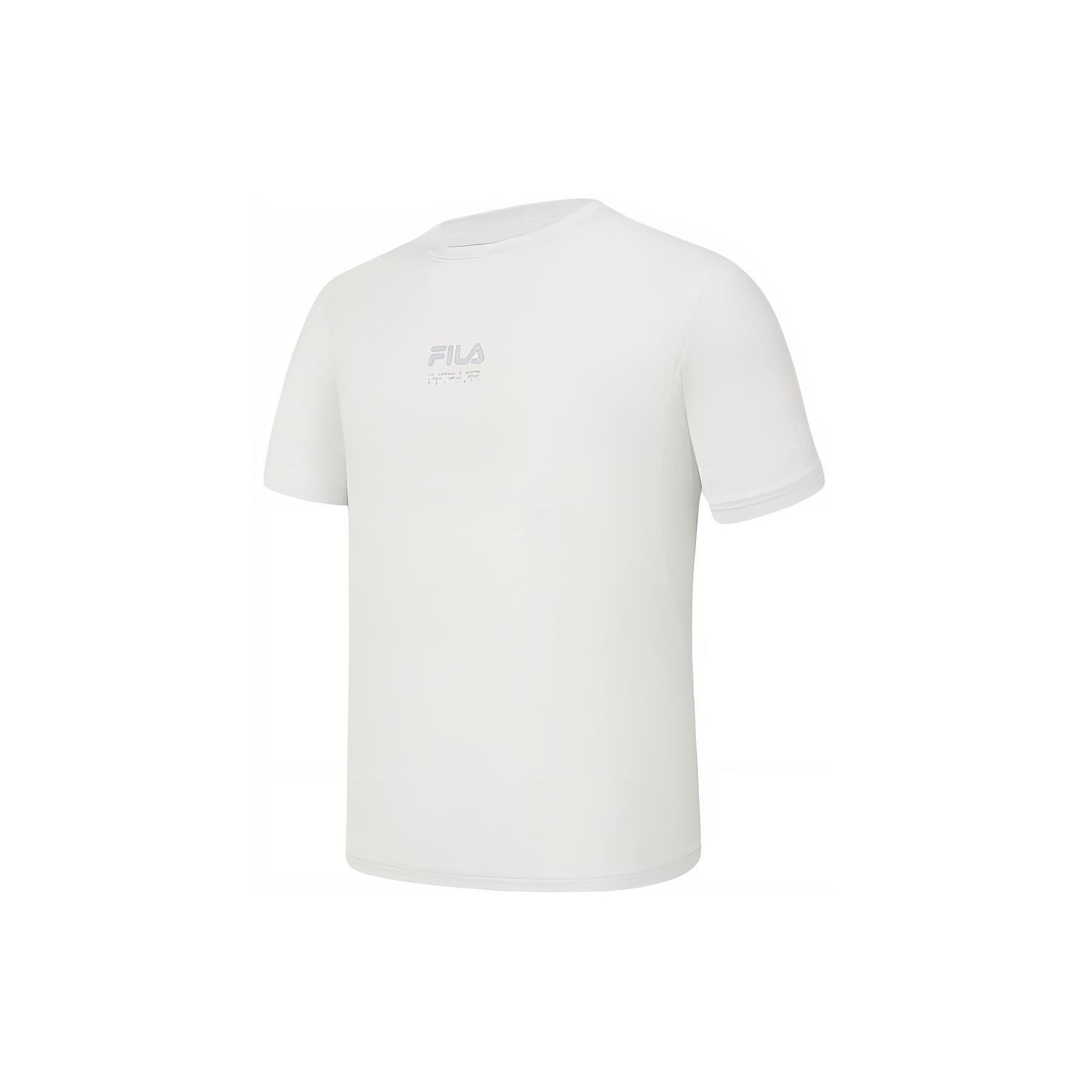 

New FILA Fitness Series T Shirt Men s Starlight White A11M421120FWT 2XL