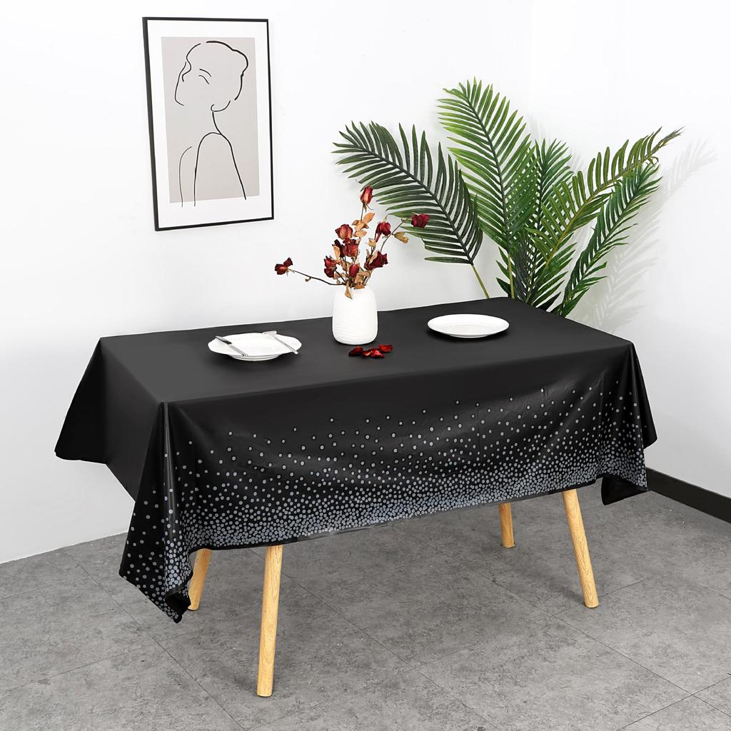 Polka Dot Disposable PEVA Plastic Party Tablecloth