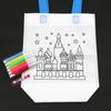 Storage Bag Non-woven Bag with Marker Environment Protection Handbag Cartoon Pattern Party Favors Festival Gift Portable TMZ