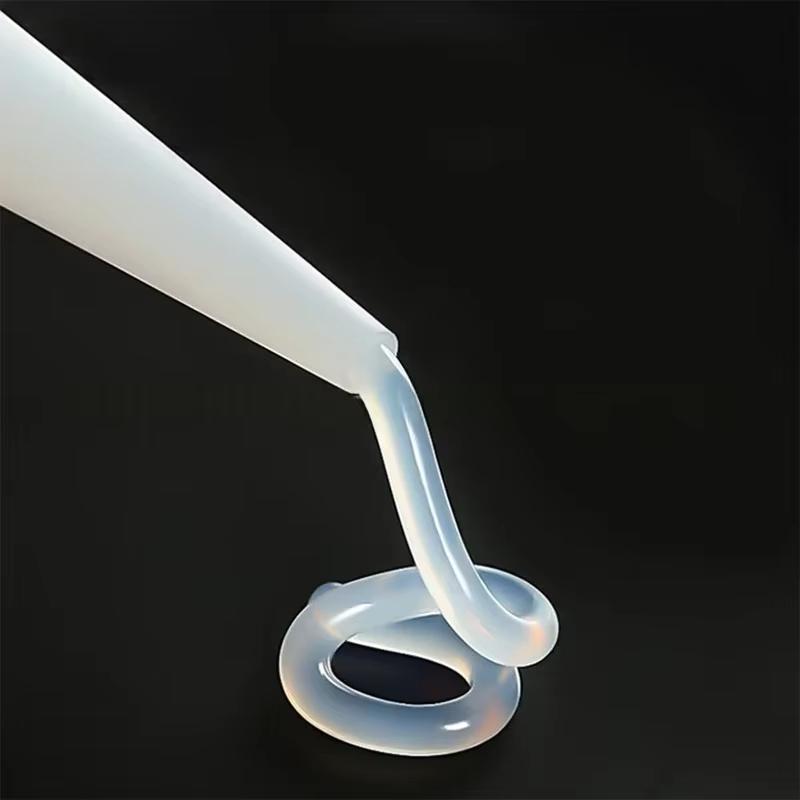 1 Set Caulking Gun Nozzles Cap Red Caulk Saving Cap Glass Glue Tip Sealing Cap  Glue Mouth Protective Cover