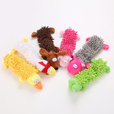 New! Pet Dog Plush Toy Animal Shape Molar Chew Toys With Crinkle Paper Pet Supplies For Teeth Cleaning