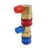 Adapter Coupler Quick Connector HVAC Maintenance 90-degree Design Adjustable Alloy Color Coded Easy To Connect