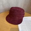 Vintage Suede Beret Hat Short Brim Newsboy Cap For Street Style And Use Daily