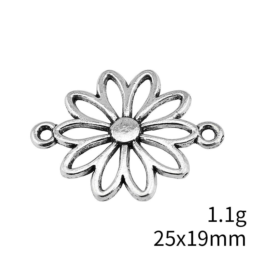 Gifts For Women Jewelry Materials Hollow Flower Connector Accessories Parts Cheapest Items Accessories And Components