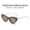 Leopard Inspired Cat Eye Glasses With Pc Lenses For Style And Sun Protection