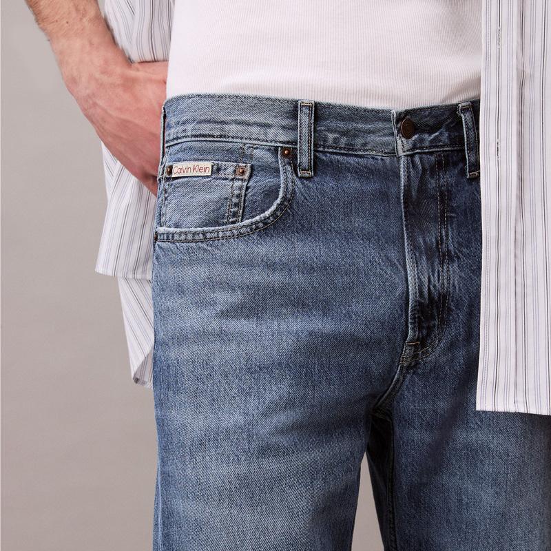 Calvin Klein Jeans Men's 0QQ Denim Light Blue 4RC761G-1