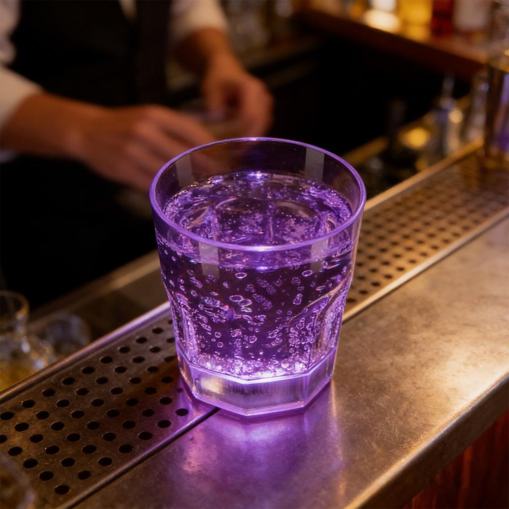 Creative LED Water-Activated Glowing Wine Glasses - Light Up Champagne Flutes & Wine Cups For Party & Home Ambiance