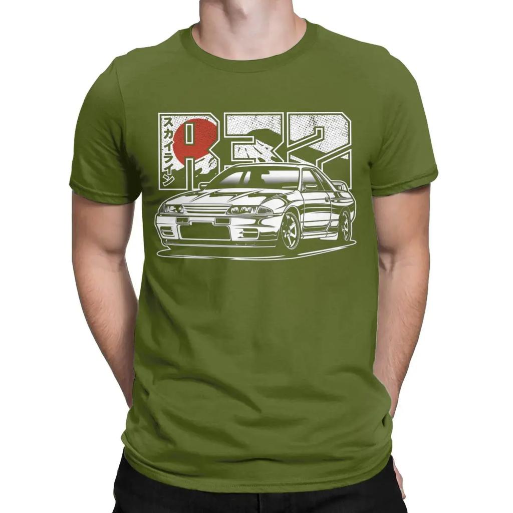 New Model Humorous R32 Gtr Skyline Tshirt For Unisex Round Collar Cotton T Shirt Short Sve Tee Original Clothing