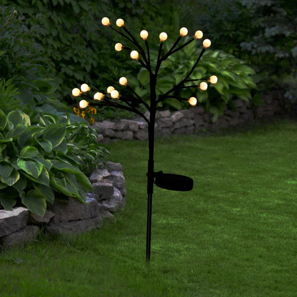 Outdoor Waterproof Solar Powered LED Ball Landscape Light Ground Lawn Decoration for Garden