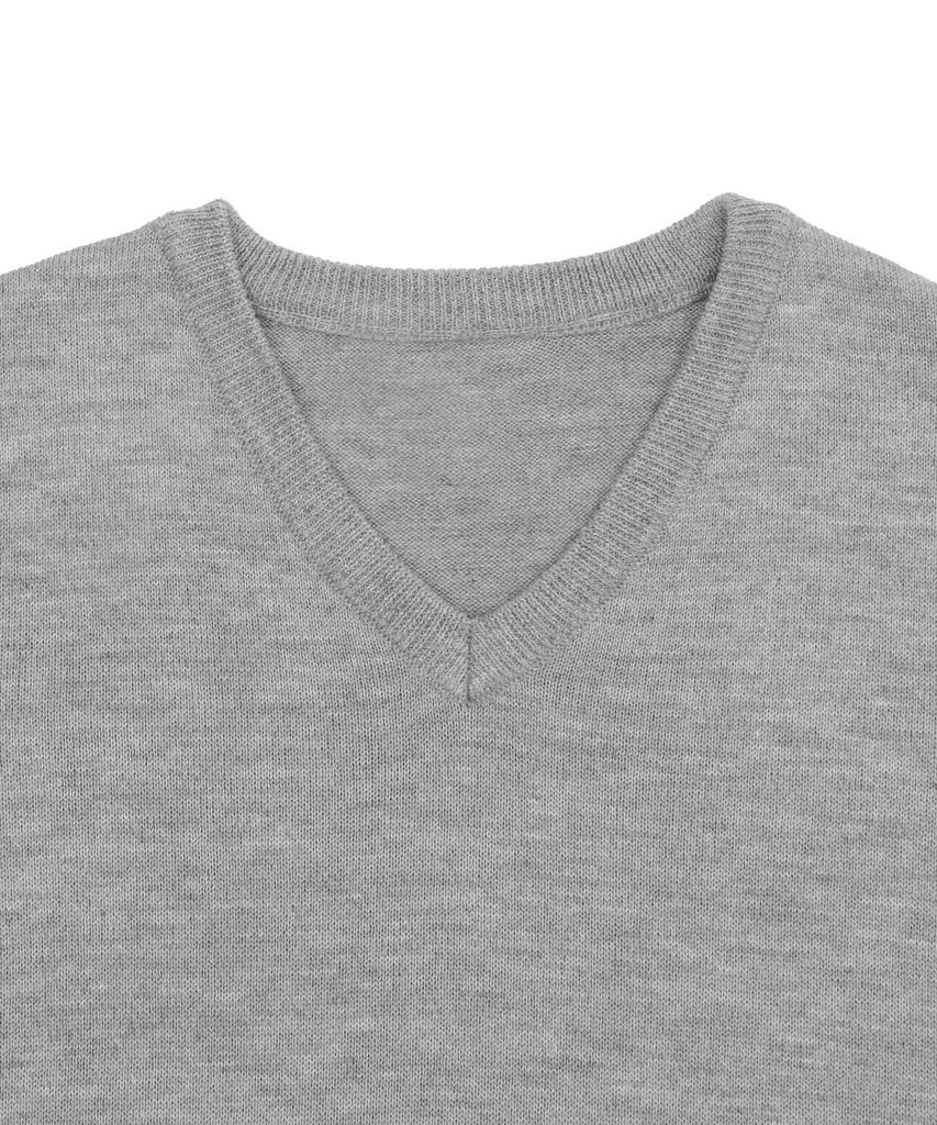 WEGO Basic School Knit Student Uniform Solid Outerwear for High and Junior High School Work Simple Fall Size Sweater, Top, Color, Girls, Commuting,