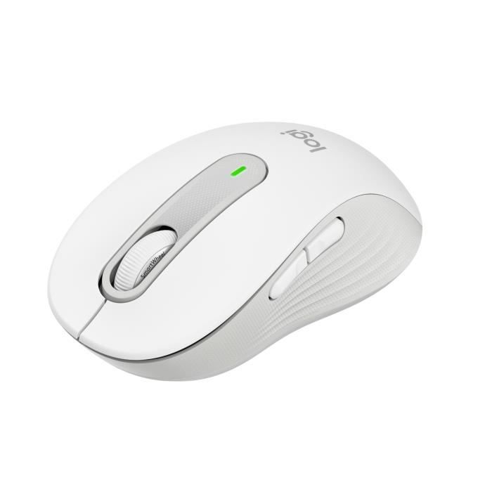 Souris - Sans Fil - Logitech - Signature M650 - Blanc - Droitier