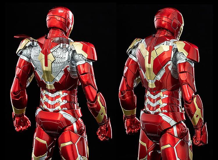 Figurină de acțiune pictată Scară Saga Infinitului DLX Iron Man Mark 43 Zinc și alt metal 1/12 ABS, PVC, Aliaj, (Reeditare)