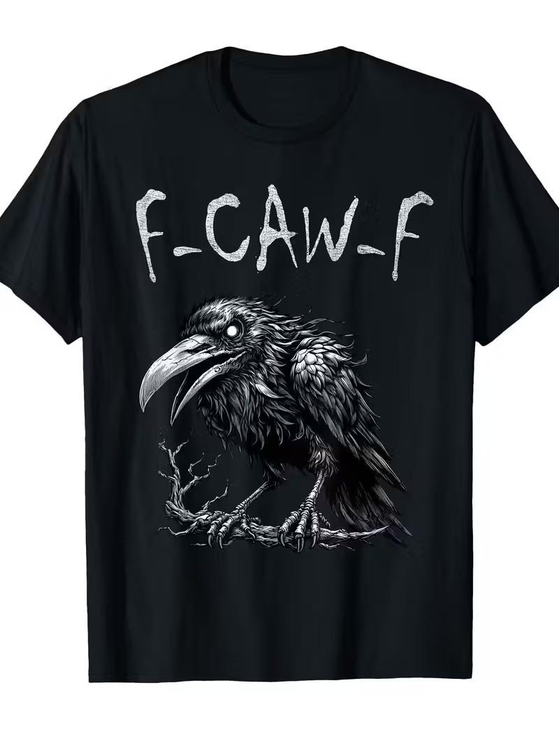 F-Caw-F Black Crow Graphic T-Shirt S разноцветный