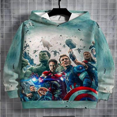 Bluza sportowa z nadrukiem 3D dla chłopców i dziewcząt, bluza codzienna, wygodna bluza