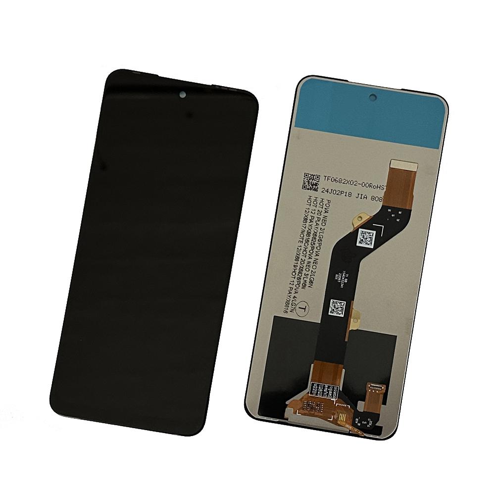 LCD Screen and Digitizer Full Assembly For Tecno Pova 4 LG7n