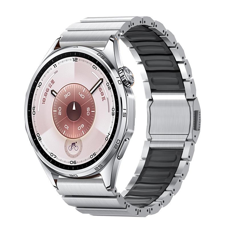 22mm Titanium Metal Band For Huawei Ultimate 2 1 Strap Magnetic Correa For Huawei Watch GT6pro GT5 46mm Amazfit T-rex3PRO 48mm