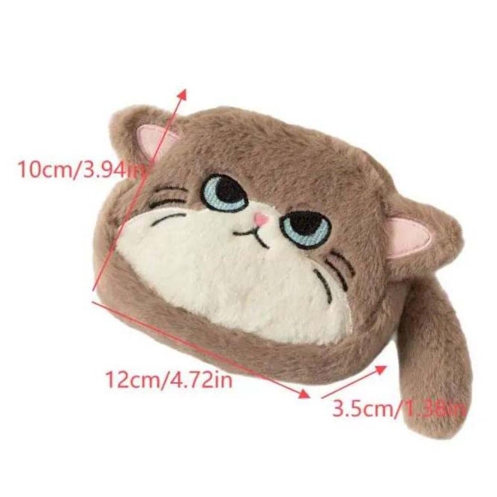 Zero Wallet Kitten Plush Coin Purse Plush Doll Cat Plush Mini Purse Birthday Gift