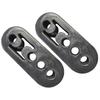 Automotive Universal Muffler Lifting Lugs High-strength Four-hole Adjustable and Elongated Exhaust Hanger Pipe Hook 2Pcs