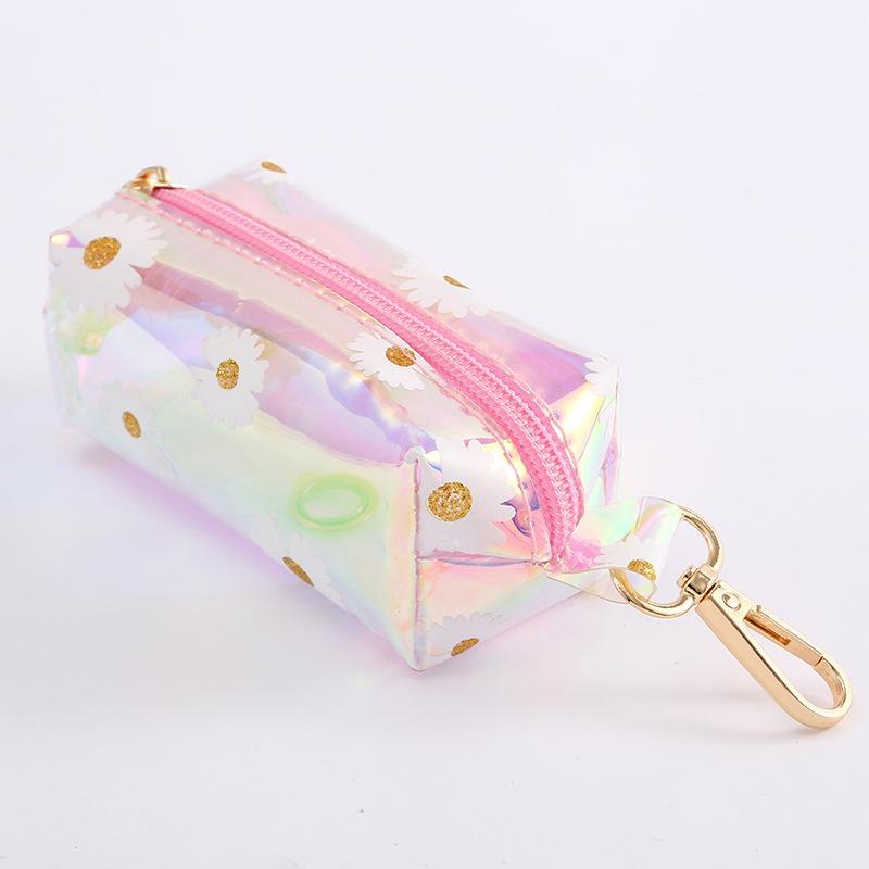 New Pet Poop Picker Laser Leather Rubbish Bag Shell Colourful Transparent High Volume Biodegradable Dispenser Pet Supplies