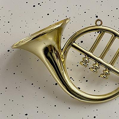 10Pcs Plastic Miniature Musical Instrument Pendant Christmas Tree Ornament for Backpacks Charm Music Lovers Holiday Gift