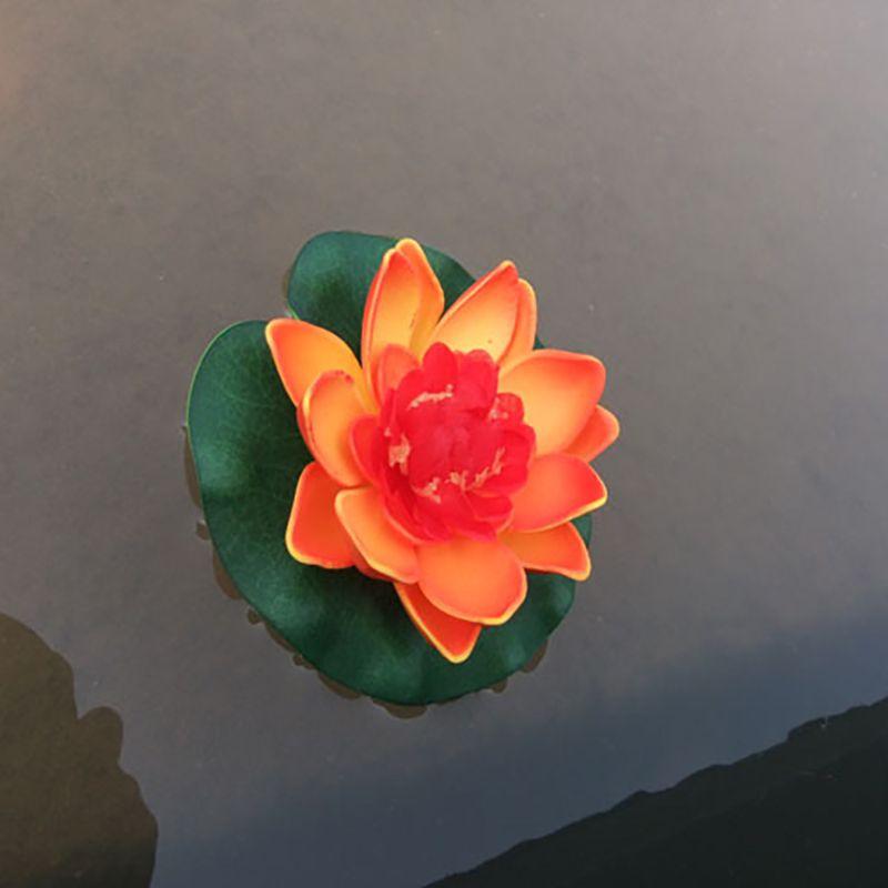 Colorful Artificial Lotus Flower Water Lily Perfect For Fish Tank Decoration