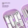 14 Pcs Deluxe Manicure & Pedicure Set Stainless Steel Nail Scissors, Clippers, Ear Digging Spoon For Men & Women