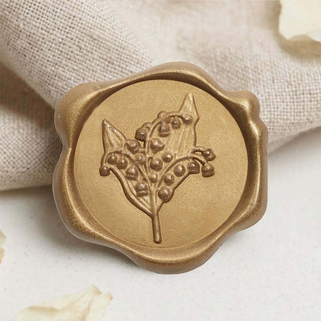 Wax Seal Stamp Kit: Embossed Stamp, Sealing Wax, Stickers for Envelopes, Postcards, Love Letters, and Gifts