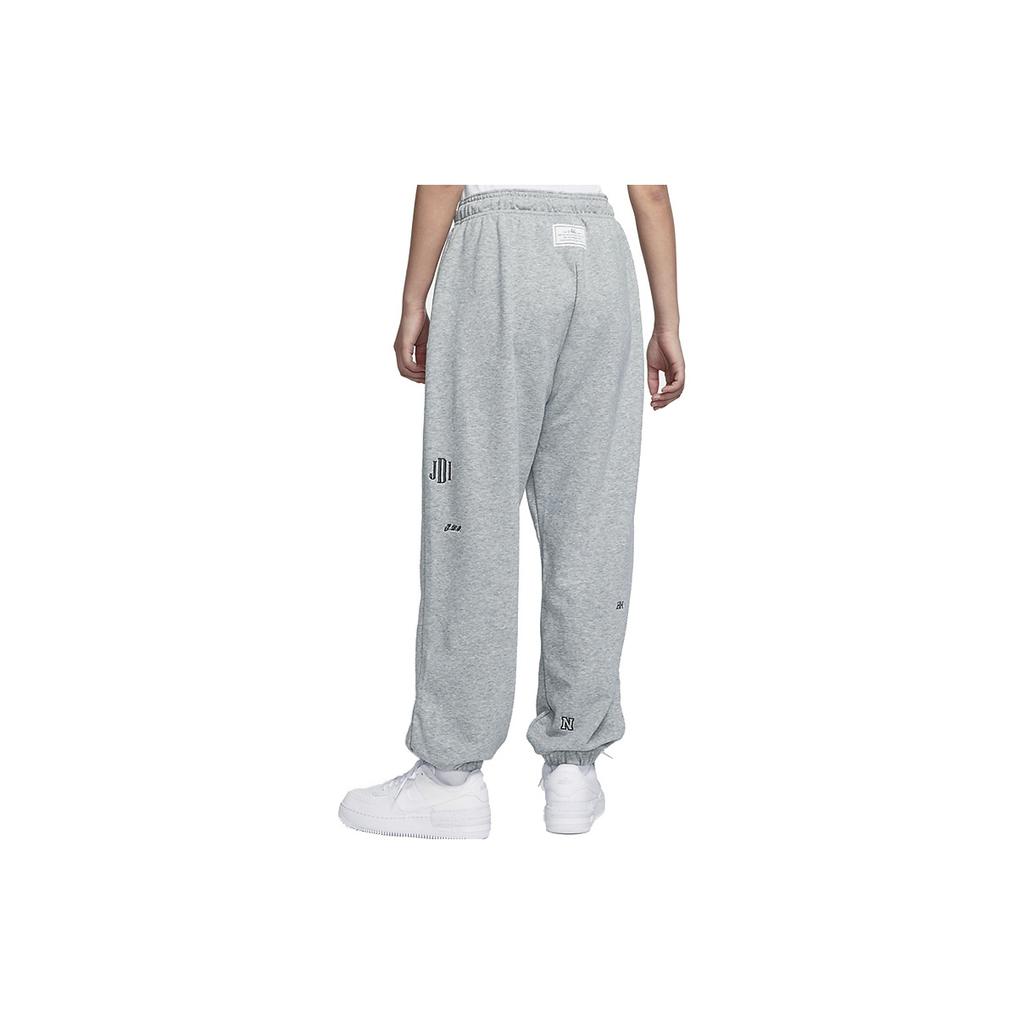 Nike Casual Lace-Up Breathable Knit Sweatpants Women Bottoms Light-Grey DD5043-063