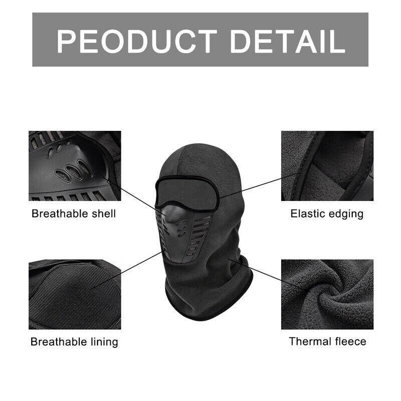1Pc Warm Balaclava Ski Snowboard Motorbike Riding Full Face Mask Neck Warmer