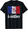 La Resistance France Flag Proud French Novelty T-Shirt