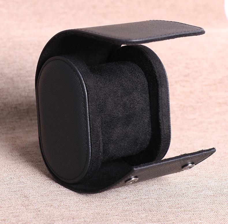 Stock Disponible Bolsa de Viaje Impermeable para Relojes de Cuero – Antiarañazos, Resistente al Desgaste, Almacenamiento Portátil para Relojes Mecánicos