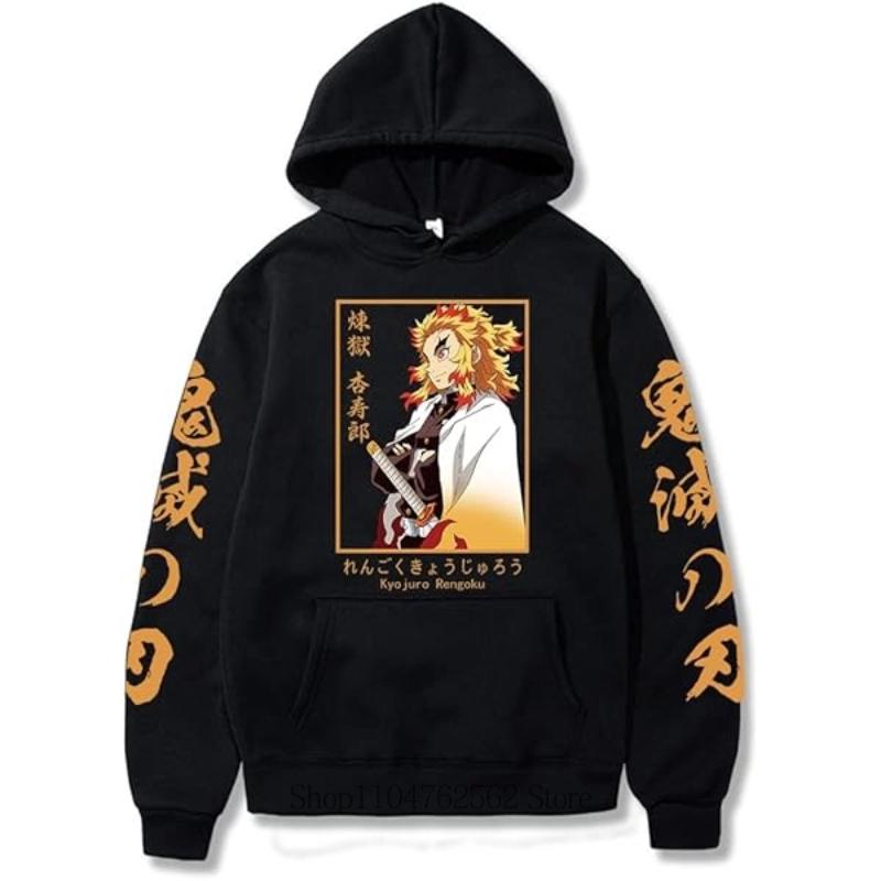 New Japanese Anime Demon Slayer Hoodie Women Harajuku Sweatshirts Autumn Winter Long Sleeve Fashion Streetwear Fleece Pullover