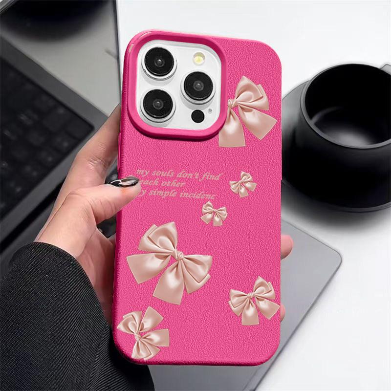 Husă moale mată cu imprimeu roz pentru iPhone 16 Pro Max 15 Pro 14 13 12 11 Husă subțire din piele TPU rezistentă la șocuri de culoare solidă