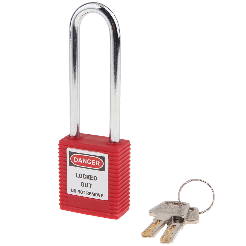 

Padlock Outdoor Safety Security Resistant Lock for Fence Gate Lock High Security Key Padlock красный