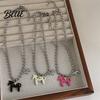 Horse Lover Gift Coated Pendant Necklace Bright Color Cute Charm