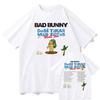 Bad Bunny 2026 Welttournee T-Shirt Debí Tirar Más Fotos Album NEUE T-Shirts Kurzarm Baumwolle Y2k Kurze Ärmel Klassisch